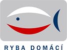 Logo propaganí kampan Ryba domácí, spolufinancované z Evropského rybáského fondu, jejím cílem je podpoit spotebu tuzemských sladkovodních ryb a výrobk z nich.